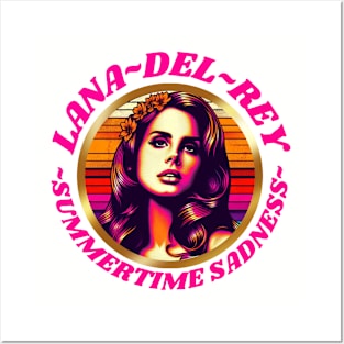 Lana Del Rey - Summertime Pink Letters Posters and Art